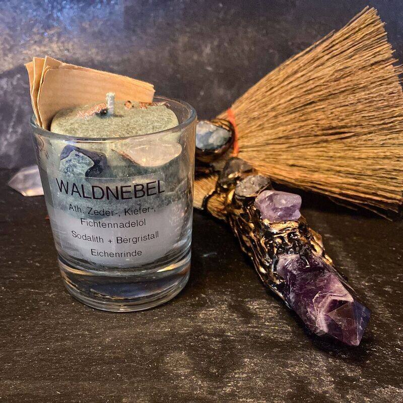 Kristall-Kerze Waldnebel