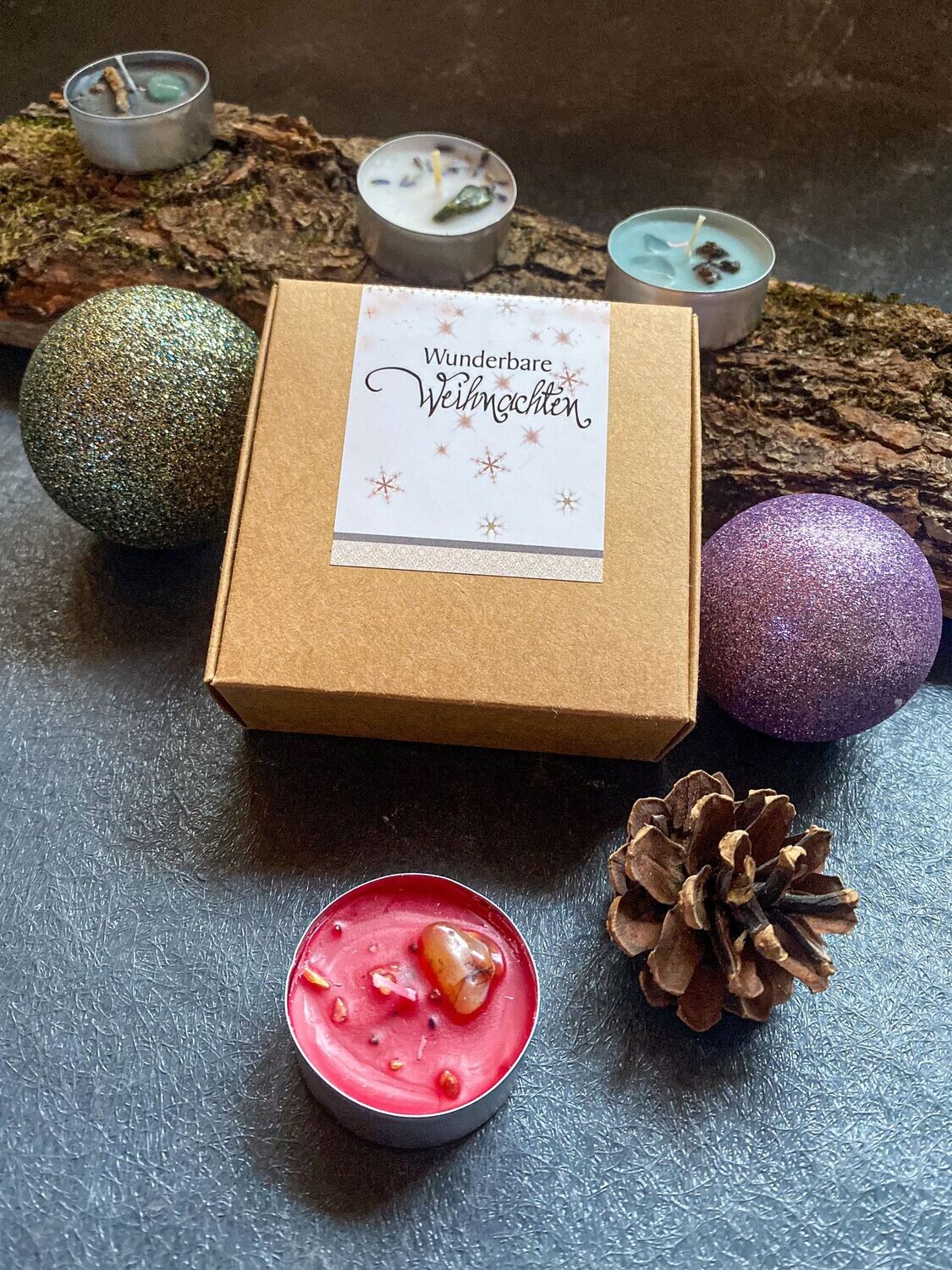 4 Elemente Ritual-Teelichter