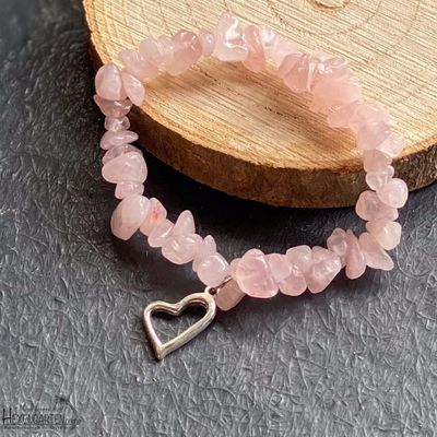 Rosenquarz Armband