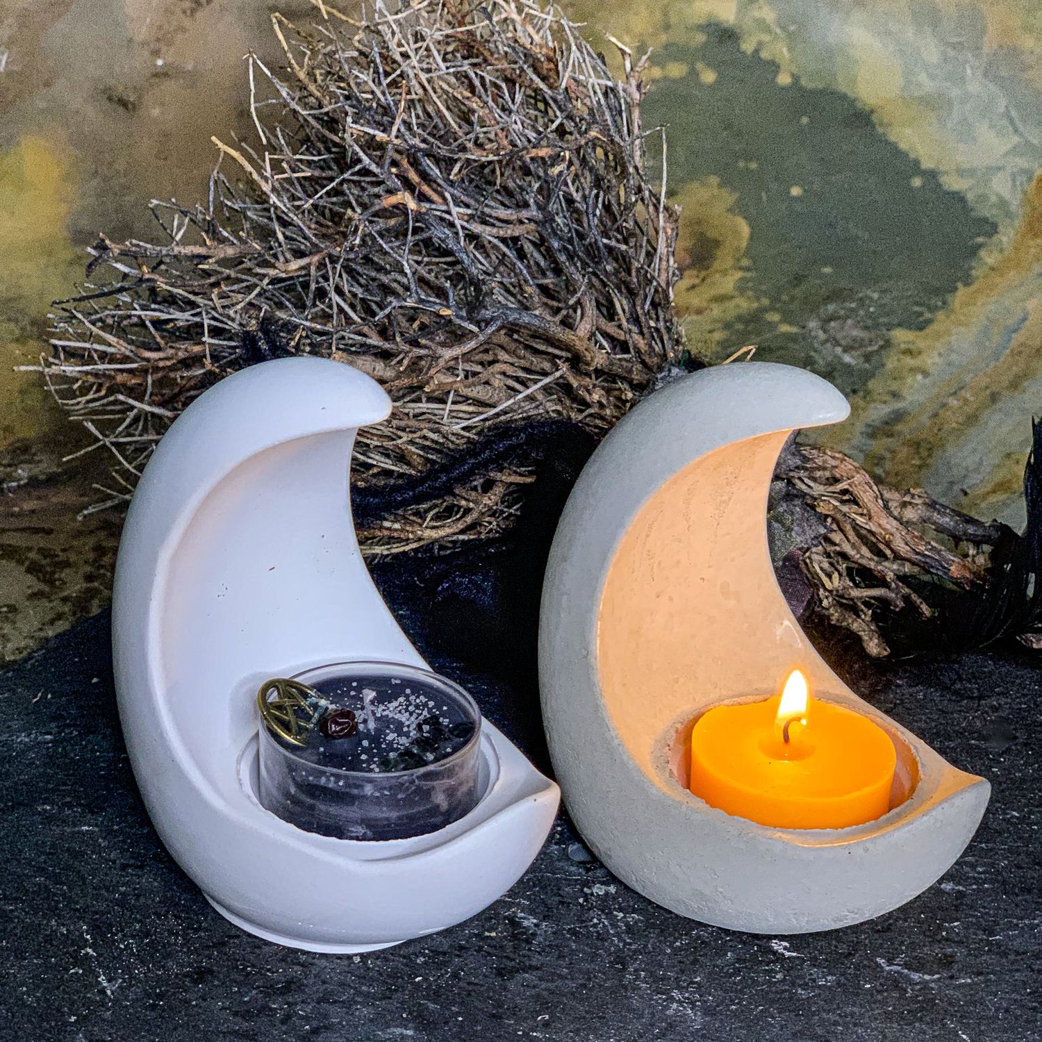 Ritual Teelichthalter "Mond"