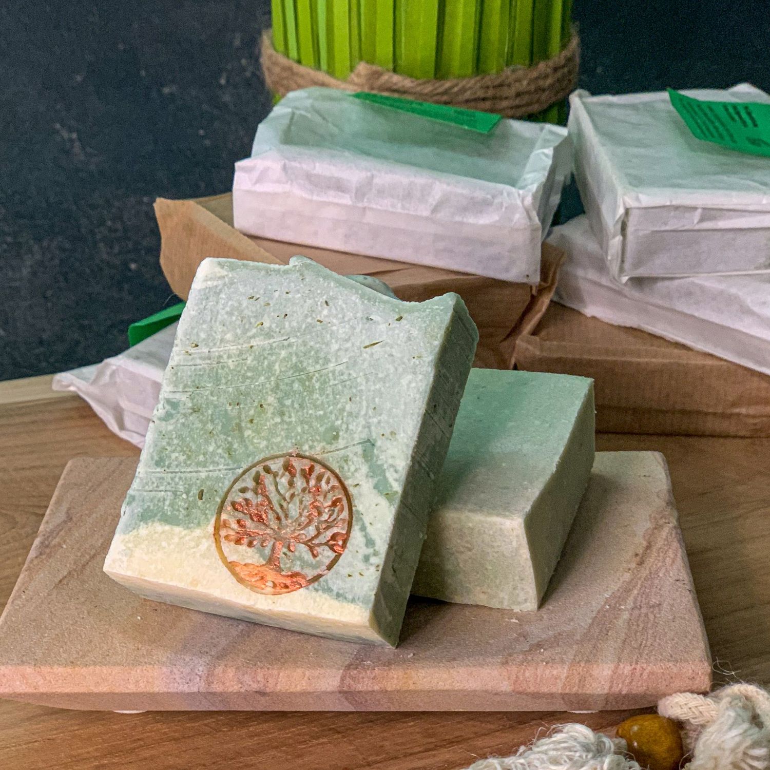 Green Witch ( Birkenblätter & Rosmarin Soleseife)
