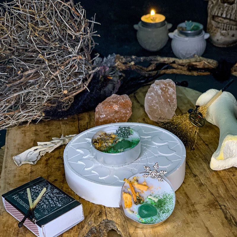 Ritual Teelicht Winterwald