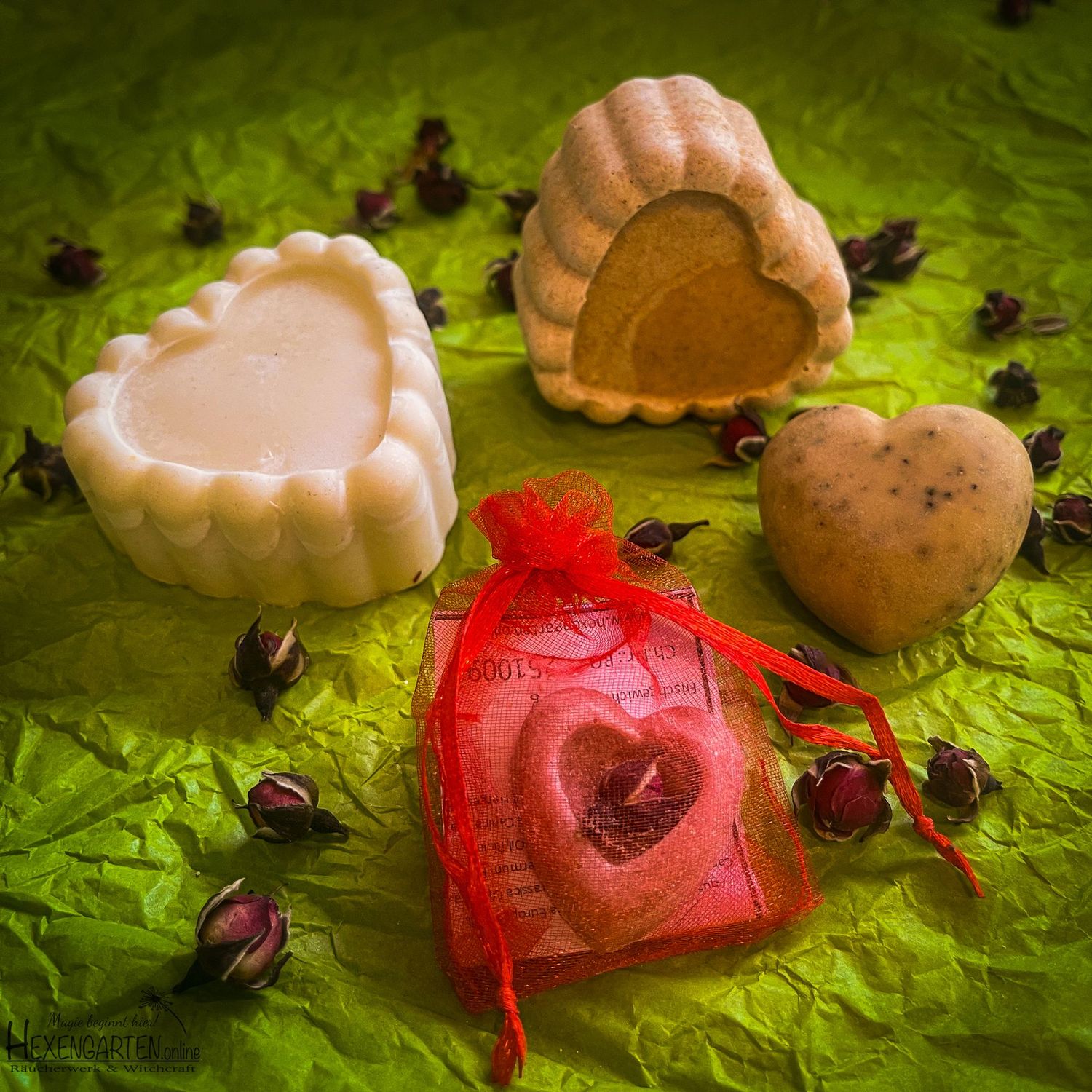 Valentins Herz - Naturseife in Herzform Valentins Herz - Naturseife in Herzform