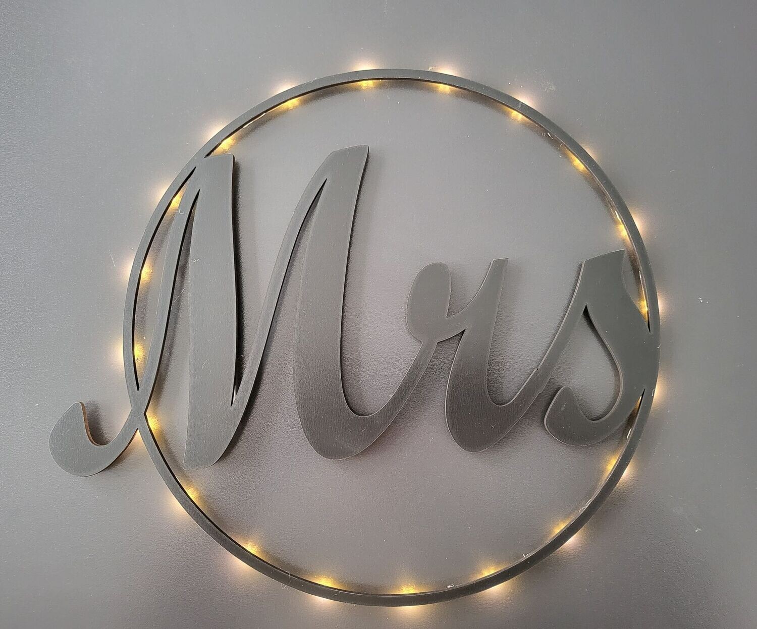 Hochzeitsring Mr. & Mrs. 30cm