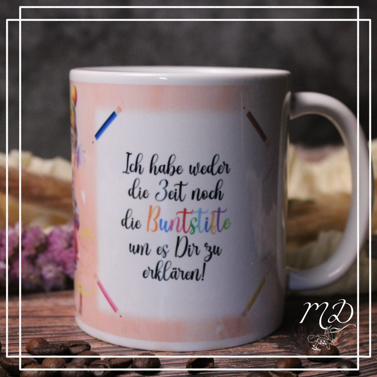 Tasse Buntstifte