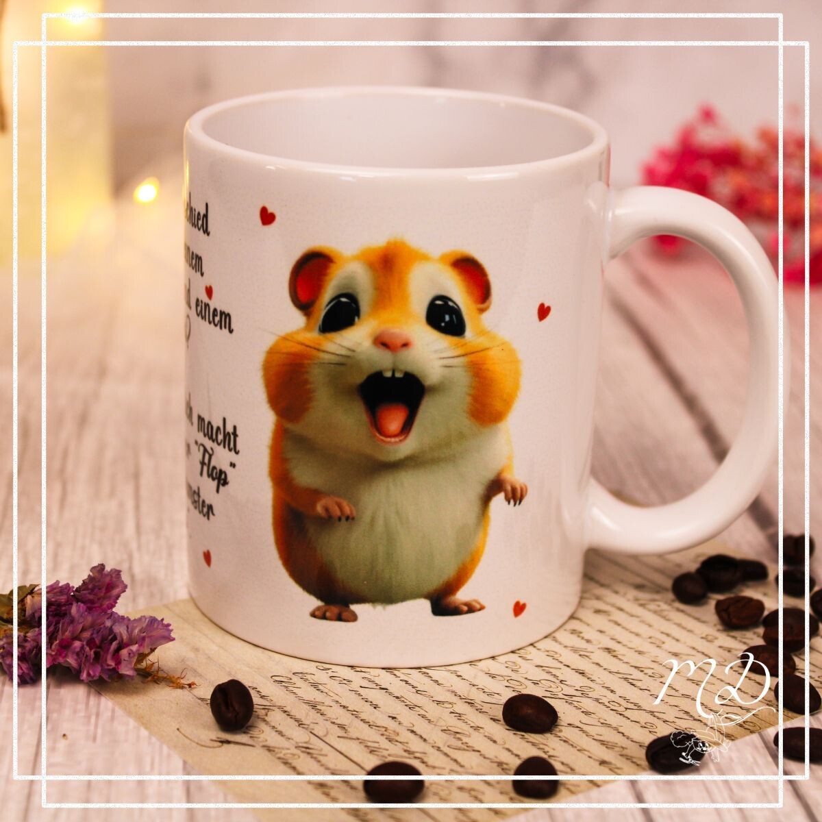 Hamster vs. Wellensittich - Tasse