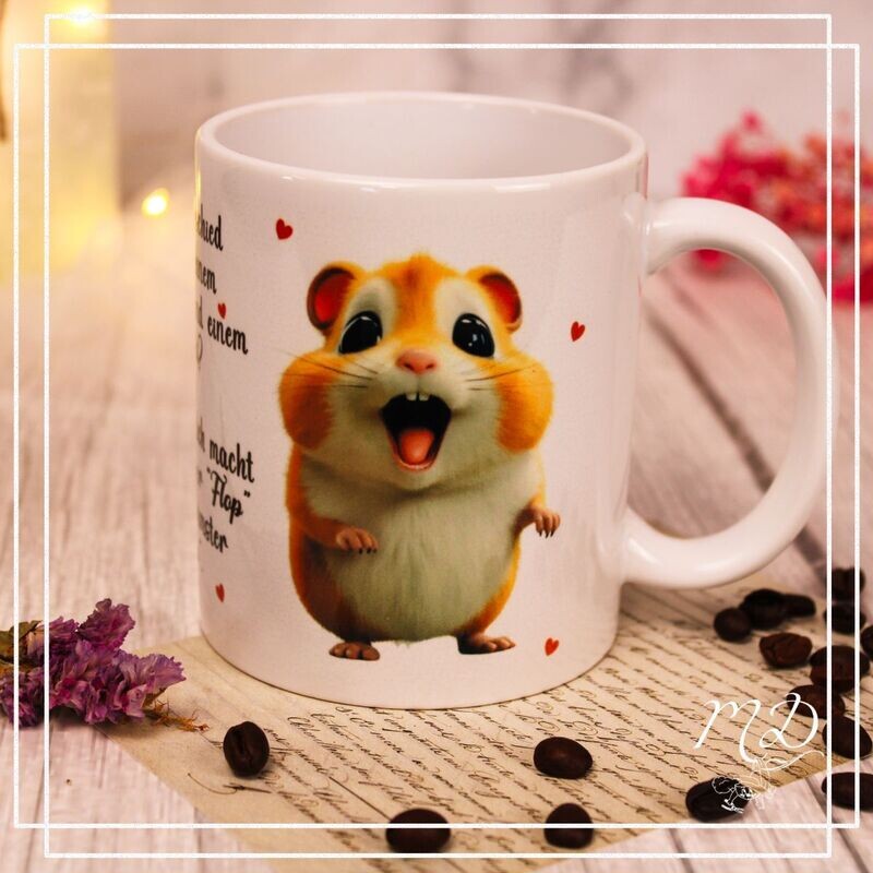 Hamster vs. Wellensittich - Tasse
