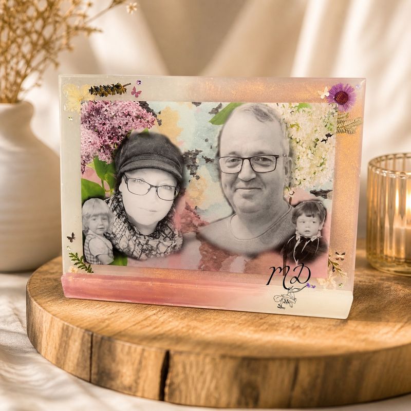Eingegossenes Foto