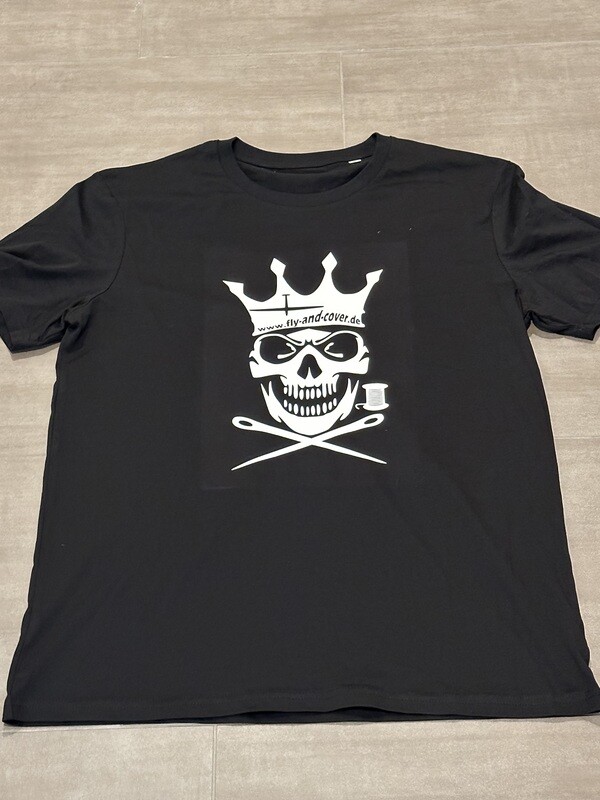 Modellflug T-Shirt Fly&Cover für Männer in schwarz