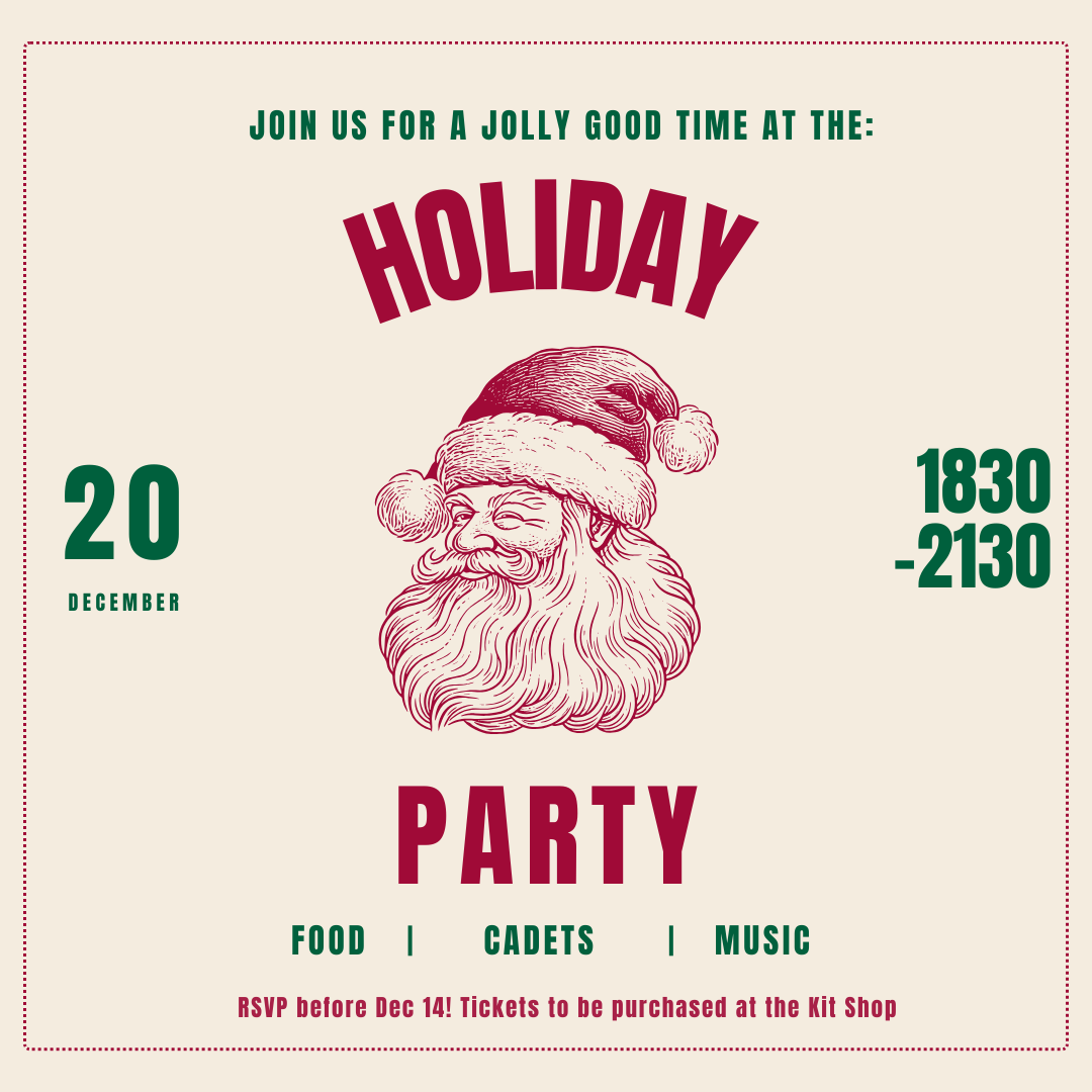 Holiday Party - Wed 20 Dec