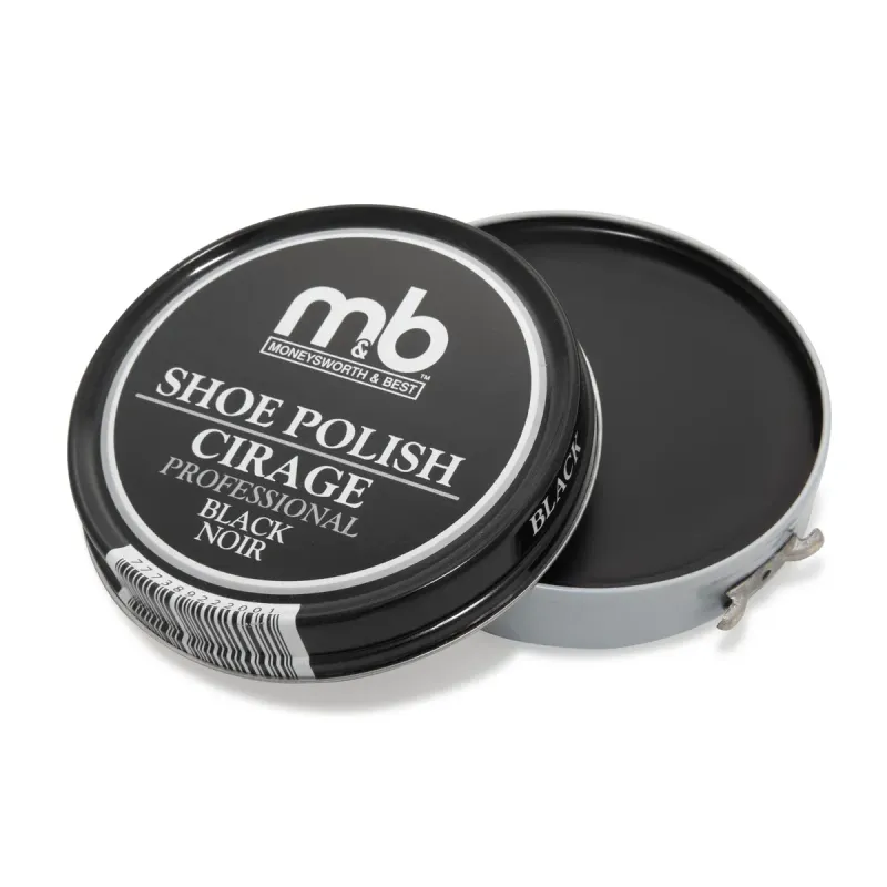 Moneysworth &amp; Best Shoe Polish - Black 70g