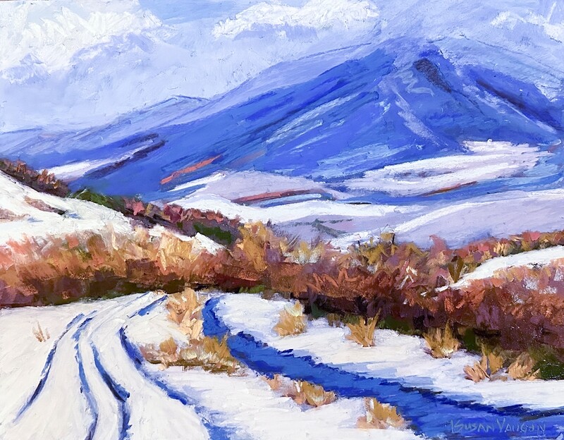 "Mountain Trails" Original Pastel