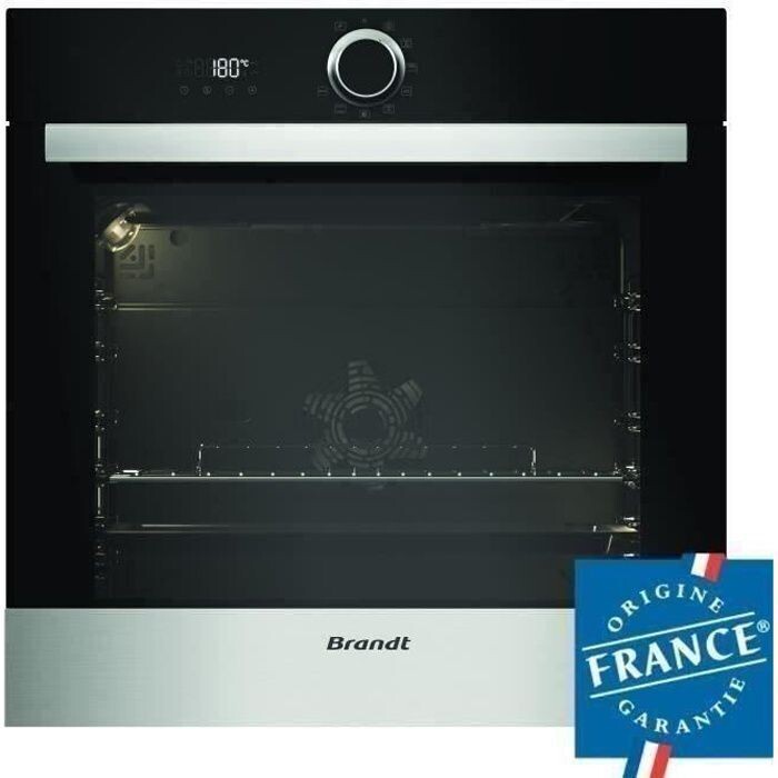 Four Électrique Encastrable Pyrolyse BRANDT BXP5560X - La Performance et l&#39;Écologie au Service de Votre Cuisine