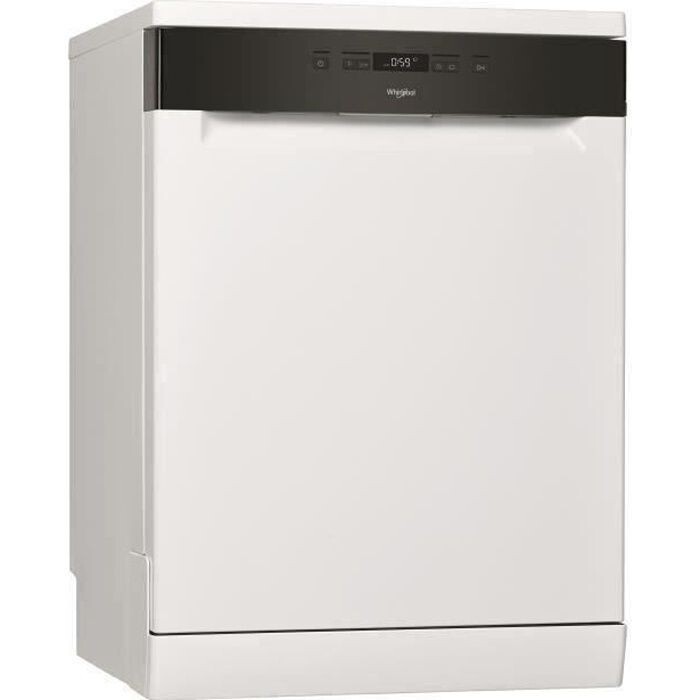 Lave-vaisselle pose libre WHIRLPOOL OWFC3C26 : Une solution de lavage silencieuse et efficace pour 14 couverts