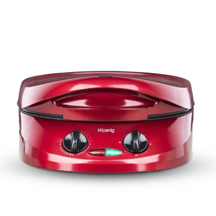 Four à tarte Tarte Express  H.KoeNIG TRT180 - Multifonction - Rouge