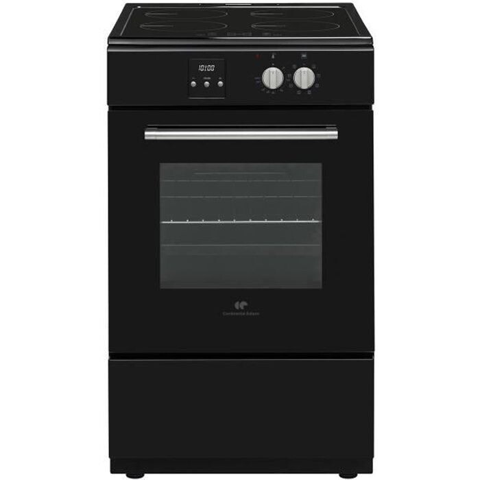 Cuisinière à Induction CONTINENTAL EDISON CECI3FCB - 4 Feux - L50XH85XP60cm - Noir : Performance et Élégance en Cuisine
