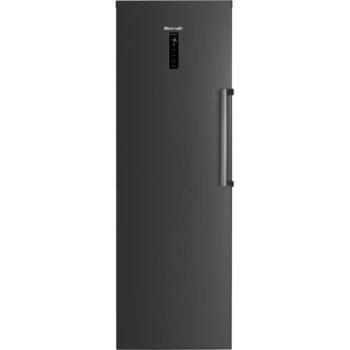 Congélateur Armoire BRANDT BFU862YNA 262 L : No Frost, Design Élégant en Graphite
