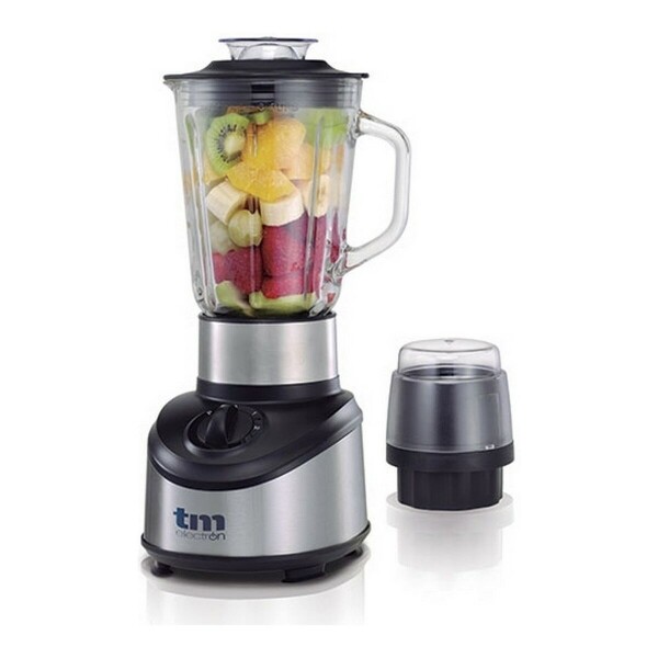Robot mixeur TM ELECTRON 500 W - 1,5 L : Performance et Polyvalence avec Boîtier en Acier Inoxydable, Fonction Broyeur à Glace, et Moulin à Café