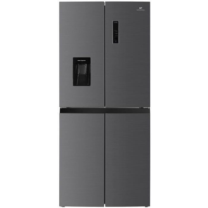 Réfrigérateur Multi-Portes Continental Edison CERA4D464IX : Capacité et Confort avec Distributeur d&#39;Eau