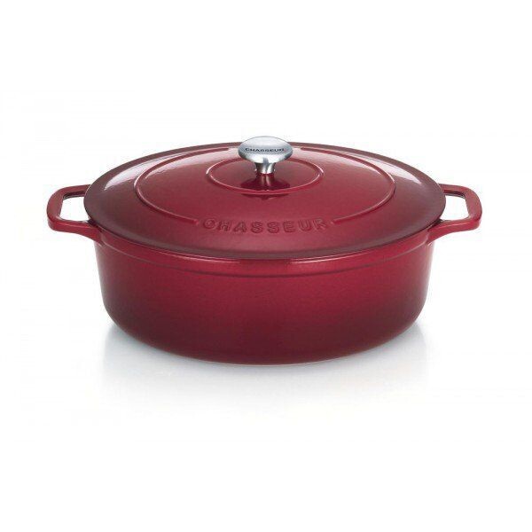 Cocotte en Fonte Oval 33 cm Wine - Sublime par CHASSEUR : Révolutionnez Vos Plats Traditionnels avec Style et Efficacité