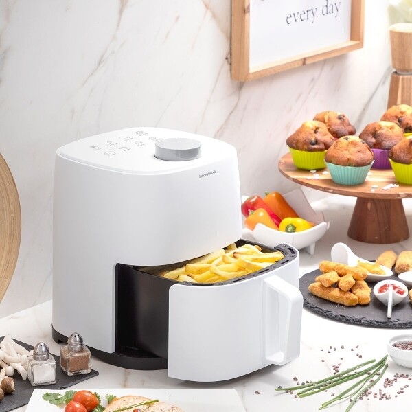 Friteuse à Air Innovagoods Fryinn Lite 2000 Blanc 1200 W 2 L : Une Cuisine Saine et Savoureuse Sans Compromis