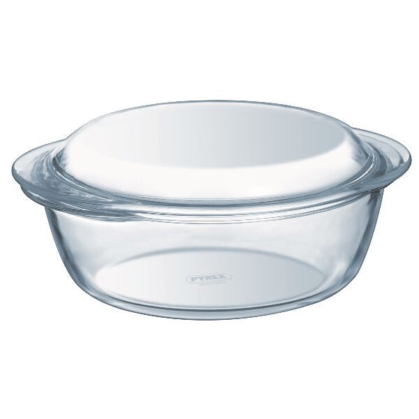 Cocotte PYREX en verre ronde 1,6 L - Essentials 4 en 1