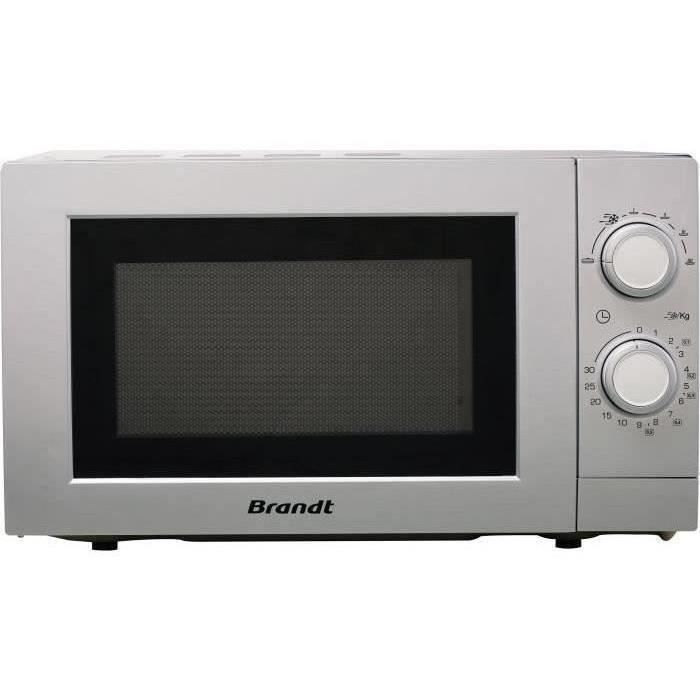 Micro-ondes Brandt SM2016S – 700W, 20L, Silver