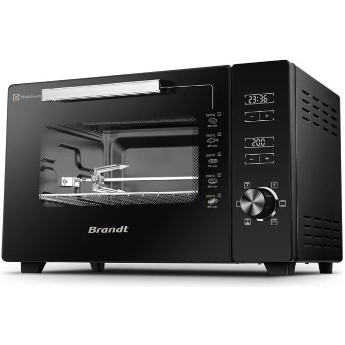 Mini Four BRANDT FC406MHB 40L Puissant et Compact pour une Cuisine Précise