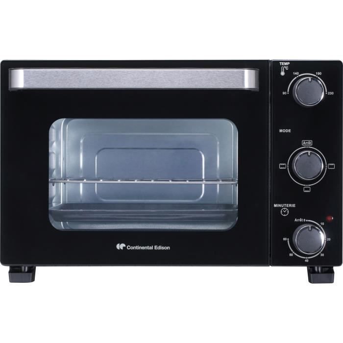 Mini Four CONTINENTAL EDISON CEMF22B : Compact, Polyvalent et Puissant pour une Cuisine Optimisée
