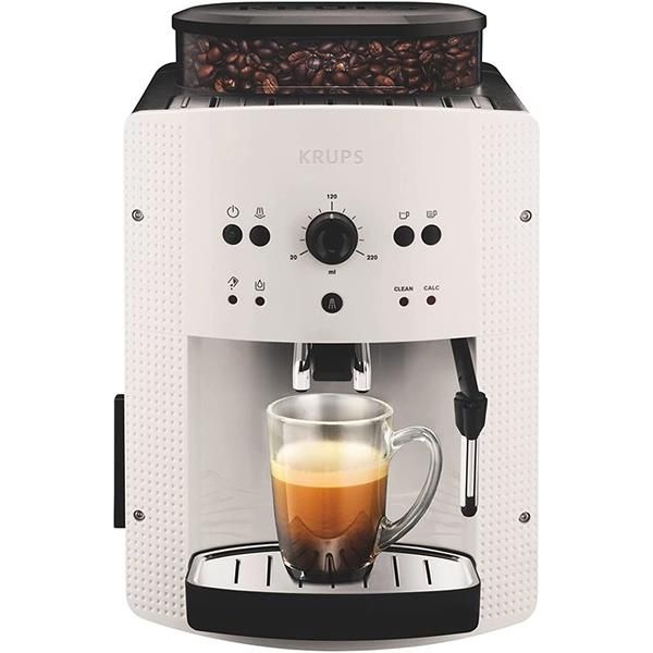 Machine à Expresso Broyeur Automatique Essential Blanche KRUPS EA810570 : L&#39;Art de l&#39;Expresso Parfait à Portée de Main
