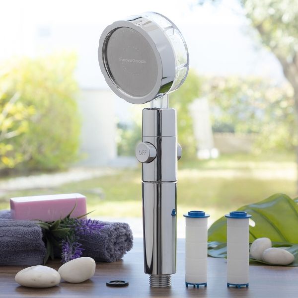 Pommeau de douche Écologique Heliwer InnovaGoods : Alliez Confort, Économie et Bien-être