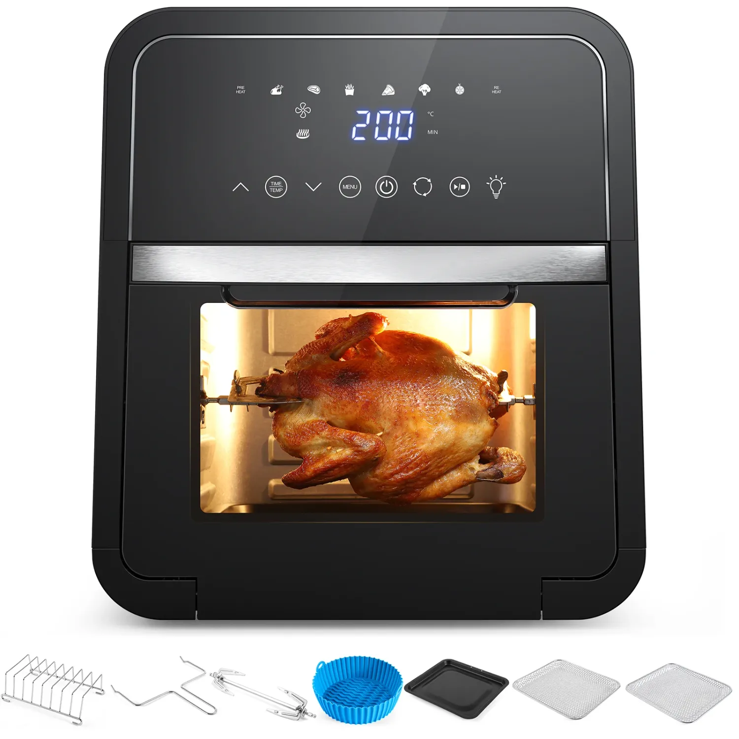 Friteuse à Air Multifonction 12L : Le Four Parfait pour des Cuissons Saines et Délicieuses