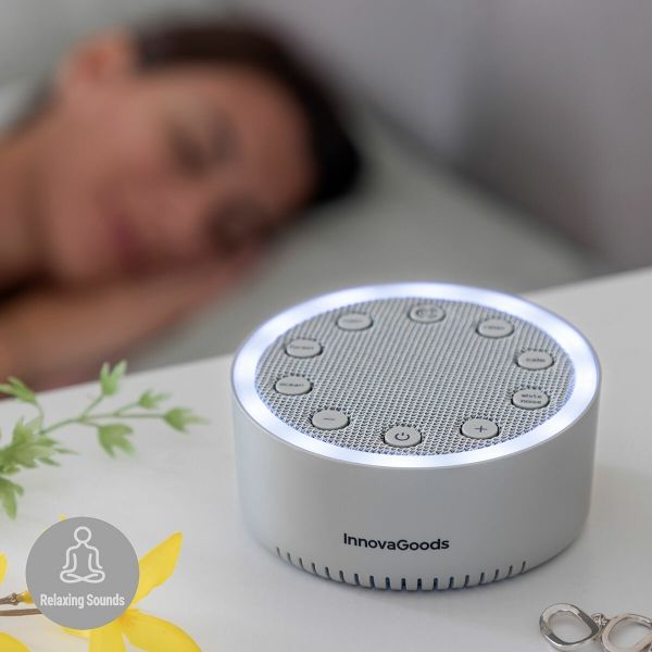 Machine à Bruit Blanc Slewel InnovaGoods : Votre Solution Idéale pour un Sommeil Apaisant