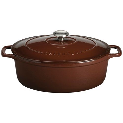 Cocotte en fonte CHASSEUR 29 cm Chocolat – L&#39;Indispensable de la Cuisine Traditionnelle et Moderne