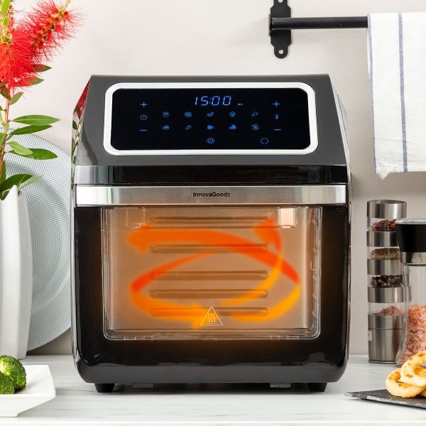 Friteuse à Air InnovaGoods Fryinn Pro Max 12000 – Cuisinez Sainement et Rapidement avec Style et Puissance