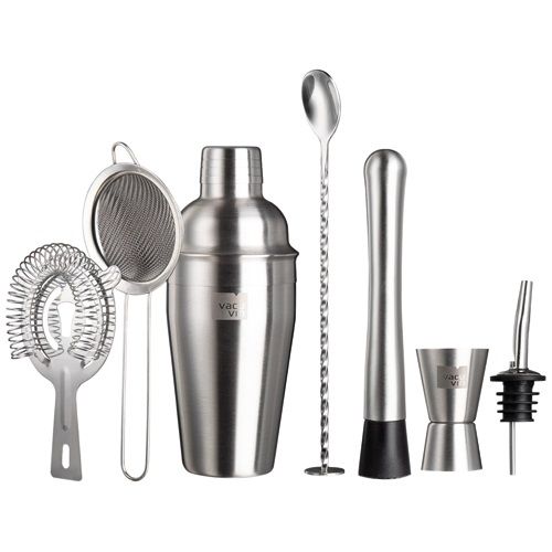Set à Cocktail Vacu Vin 7 Pièces : L&#39;incontournable pour des cocktails parfaits à domicile !