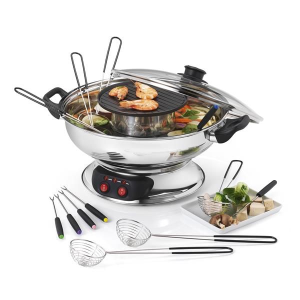 Service à fondue asiatique KITCHENCHEF  - KCPFONDASIA