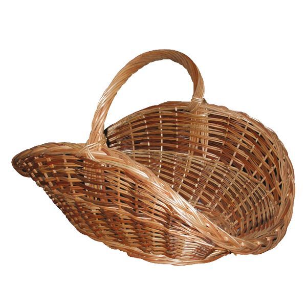 Panier à Bûches 65 cm Brut &amp; Buff AUBRY GASPARD : L&#39;Élégance Naturelle au Service de Votre Foyer