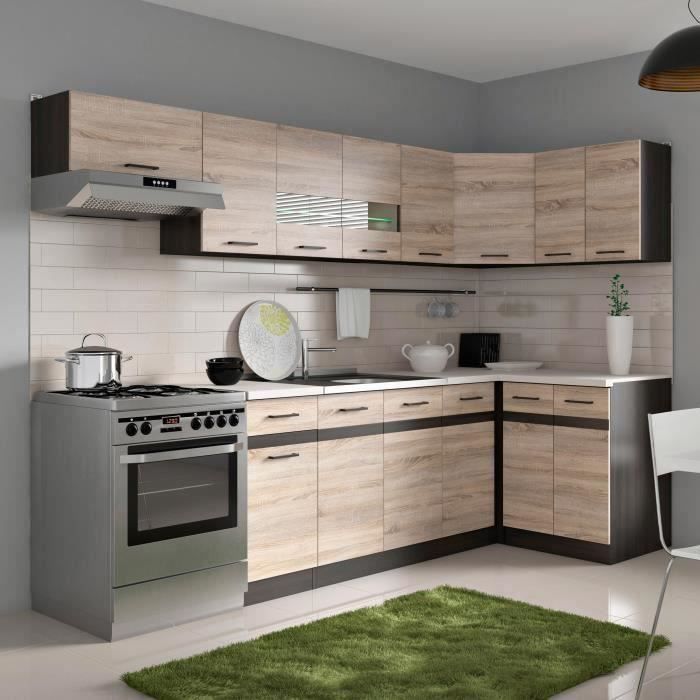 Cuisine d&#39;Angle Complète JUNONA  : Style Contemporain, Fonctionnalité et Adaptabilité pour Votre Intérieur.