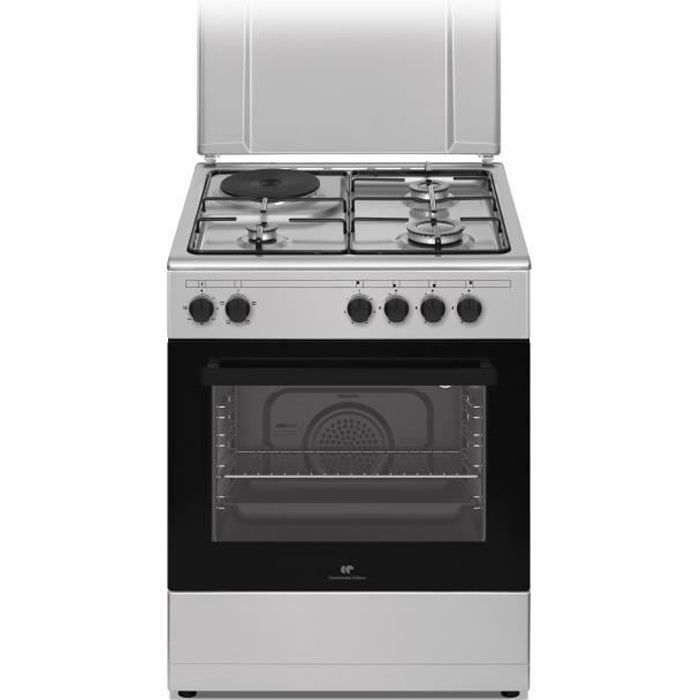 cuisinière mixte CONTINENTAL EDISON CECM60FCS : L&#39;alliance parfaite du gaz et de l&#39;électrique pour une cuisine créative et performante