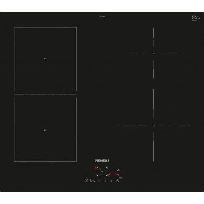 Plaque à Induction Intuitive et Performante pour une Cuisine Moderne Siemens EE611BPB5E IQ500
