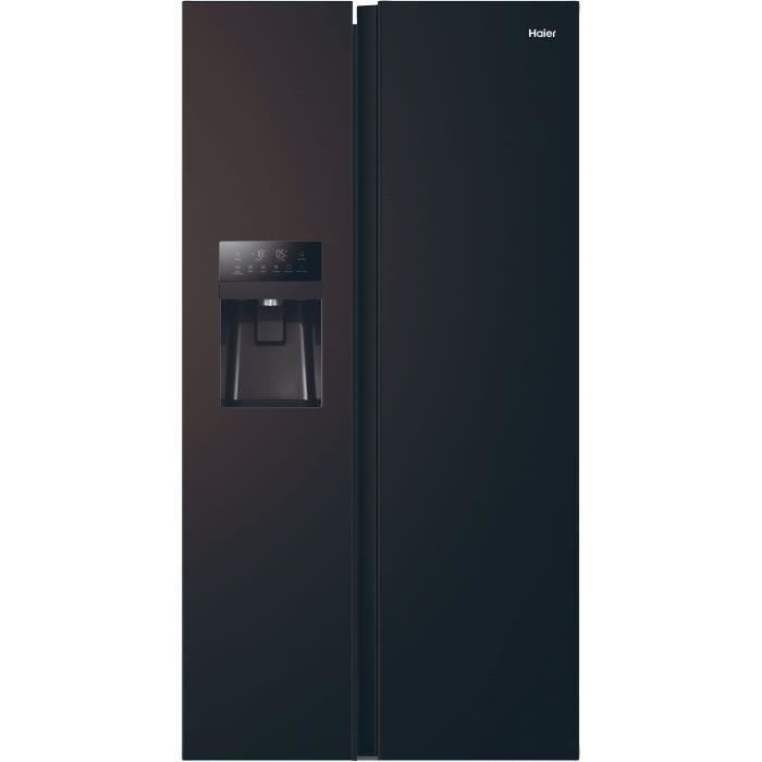 Réfrigérateur Américain Haier SBS 90 Series 3 HSR3918EIPB - 515L - Noir - Classe E.