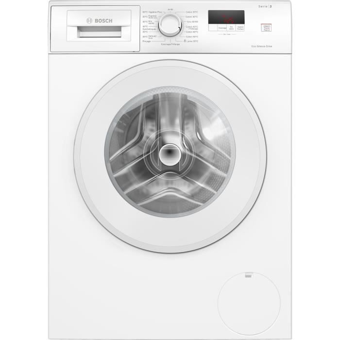 lave-linge hublot  BOSCH WGE02406FR : L&#39;alliance parfaite de la performance, de l&#39;économie et de la durabilité..