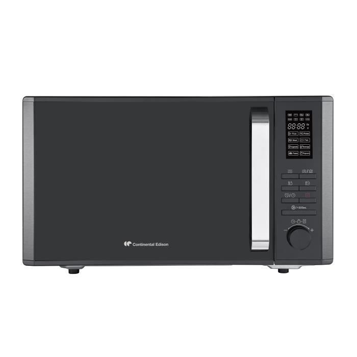 Micro-ondes Grill CONTINENTAL EDISON MO28GB : Puissance, Polyvalence et Design Noir Élégant pour une Cuisine Rapide et Gourmande