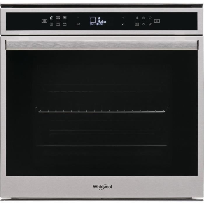 Four WHIRLPOOL AKZM9019IX : 73L XXL, Pyrolyse, 6ème Sens, Chaleur Pulsée &amp; Inox Anti-Trace - Cuisson Parfaite &amp; Nettoyage Facile.