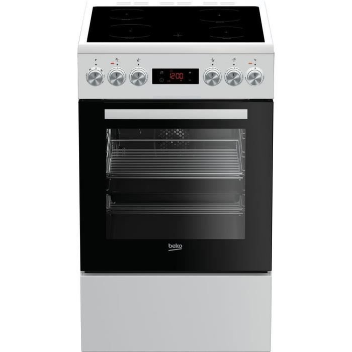 Cuisinière vitrocéramique beko fse57302gwc : performance et polyvalence en cuisine - BEKO .
