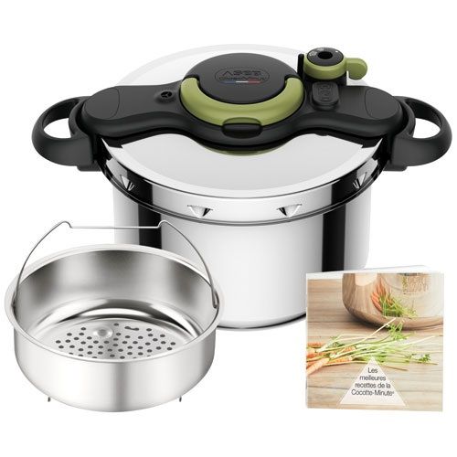 cocotte minute SEB Clipso Minut&#39;Easy 4 Saisons 7.5L : L&#39;Autocuiseur Ultra-Rapide et Sain pour Toute l&#39;Année.