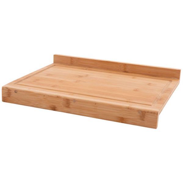 Planche à Découper Plan de Travail 60 x 40 cm - Bambou FSC  POINT VIRGULE : Écologique, Pratique et Élégante pour Votre Cuisine