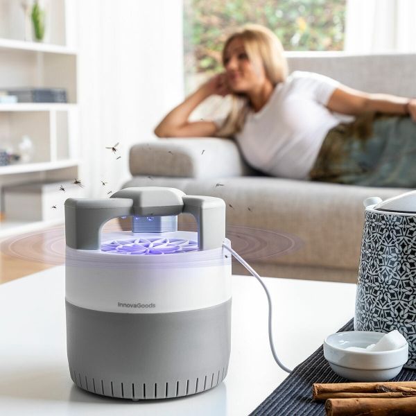 Lampe Anti-Moustiques à Aspiration KL Silen InnovaGoods - Votre Allié Silencieux Contre les Nuisibles Volants