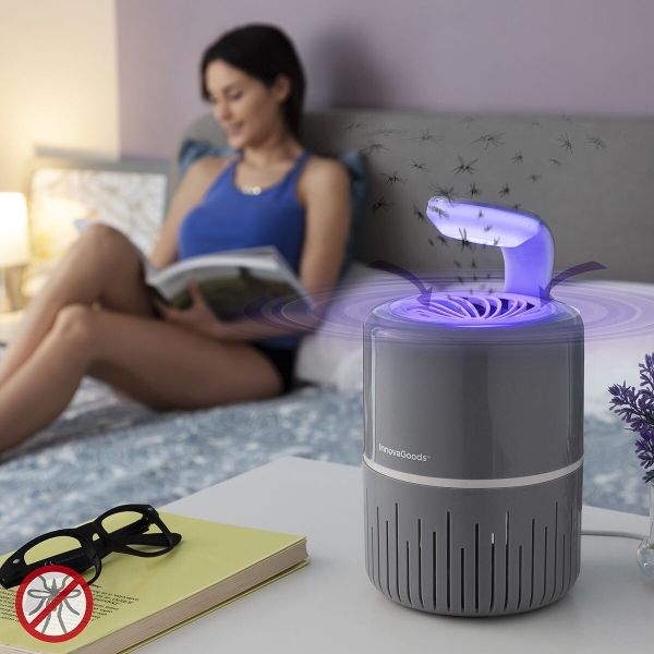 Lampe Anti-Moustiques à Aspiration KL Drain InnovaGoods – Dites Adieu aux Moustiques, Bonjour à la Tranquillité !